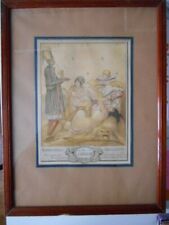 *Andre LAMBERT. la gourmandise. art DECO. sept péchés capitaux