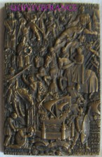 MED12886 - MEDAILLE PLAQUE