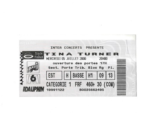 Rare ticket billet concert - rare, /