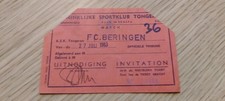 Billet 1983 SK Tongres vs KFC