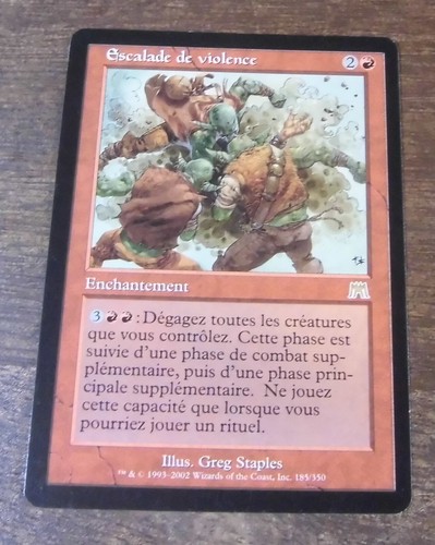 Mtg escalade violence - mtg, de