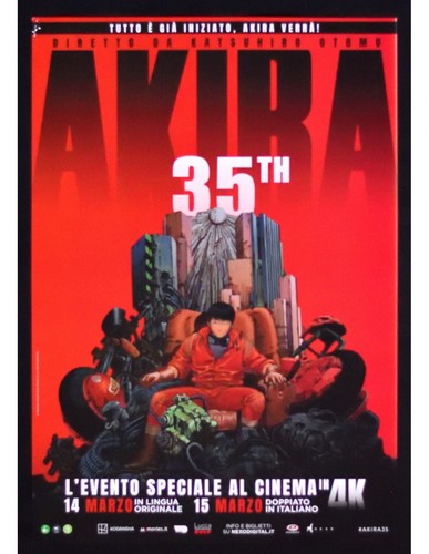 Affiche akira 35ème katsuhiro - akira,