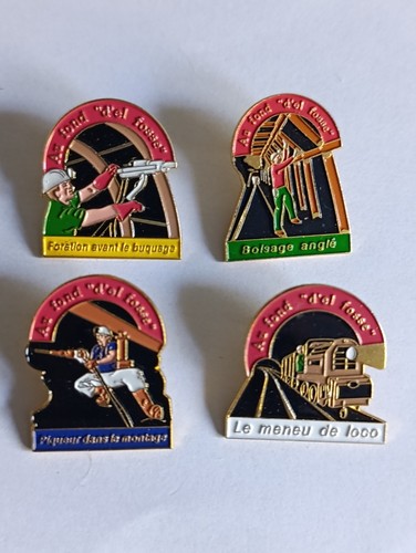 Pin lot mine - mineur, au