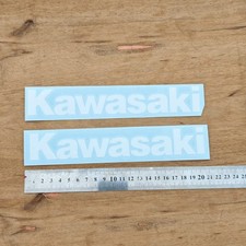 Autocollants kawasaki compatibles avec  moto 2 pièces 20 cm de longueur
