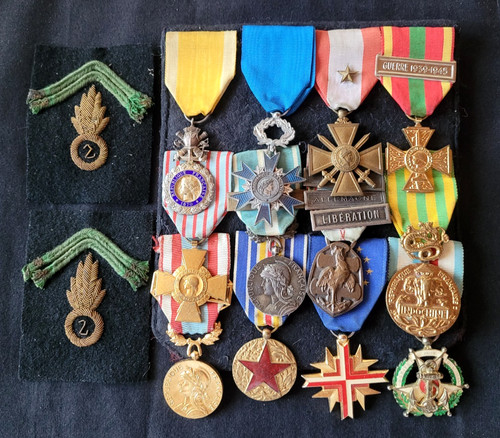 Lot médailles croix - médailles, 1945