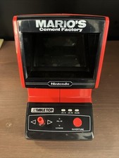 NINTENDO GAME & WATCH- TABLE TOP " MARIO'S CEMENT FACTORY " en FRANçAIS !.