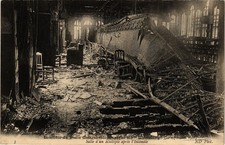 CPA PARIS Incendie du Poste