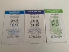 lot 3 fast pass disneyland paris 2019