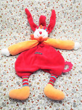 ? DOUDOU MOULIN ROTY CLOWN DRAGOBERT DENTITION ATTACHE TETINE  38CM ETAT NEUF