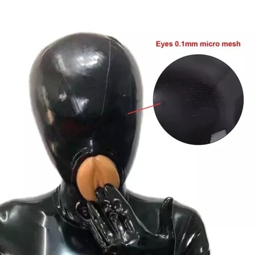 Latex gummi mask micropore