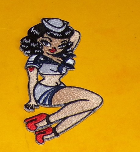Tissu patch pin l - pin, up