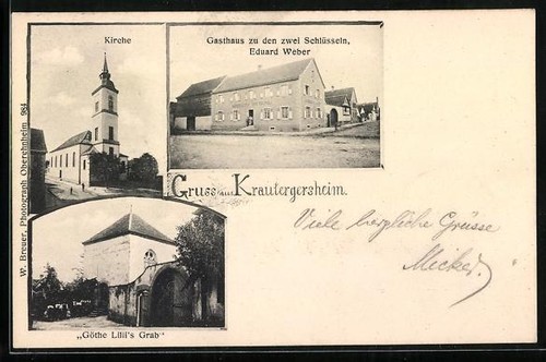 Cpa krautergersheim gasthaus - cpa, krautergersheim,