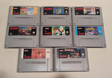 Lot 8 Jeux Super Nintendo PAL