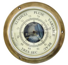 Baromètre Précision Antique Holostérique HPBN Tempête Pluie Variable Fine