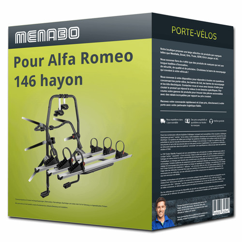 Porte vélo menabo stand 3 - porte-vélo,