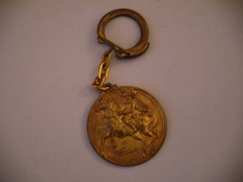 Porte clé métal - mÉtal, dore