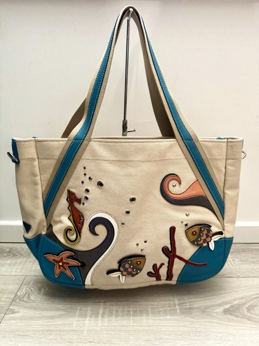 Sac main prada coton cuir - sac,