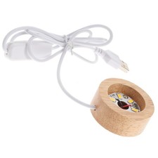 Table Lamp Wood Holder Base