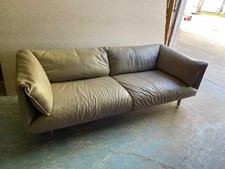 Canapé cuir, John-John design Jean-Marie Massaud. Fabricant Poltrona Frau.