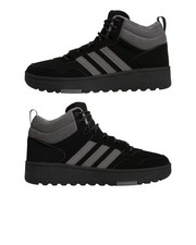  Chaussures sportif Sneakers HOMME Adidas HOOPS 4.0 Mid Winter Noir Gris 