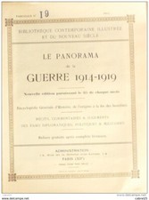 Panorama 1914 n°19 Guerre GLANNES MONTENEGRO ROI CETTIGNE CATTARO