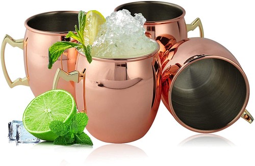 Tasses bière cuivre mule - à,