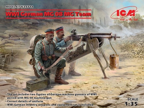Wwi german mg08 team 2 - mg08, mg