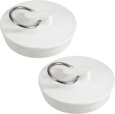 Lot de 2 bouchons d'évier en