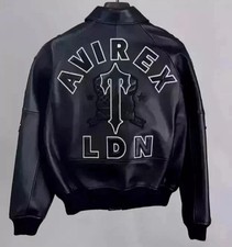 Blouson bombardier en cuir de