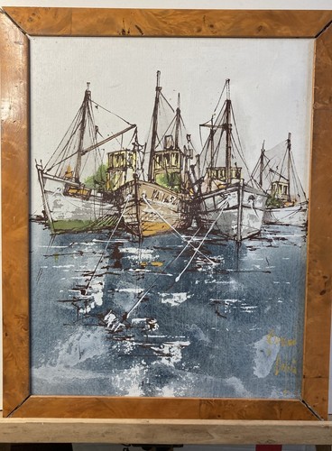 Dufour huile sur - (bernard),,
