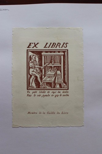 Libris guilde du livre - ✒, ex
