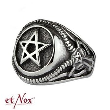 Bague pentacle pentagramme en