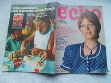 ECHO DE LA MODE N°26 28/06/1970 Mode Tricot Couture Joe Dassin 