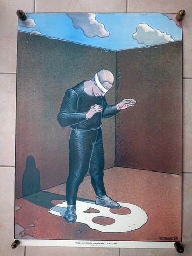 Moebius affiche sérigraphie - moebius,