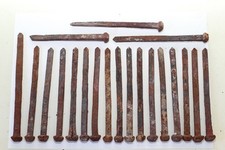 Lot de 20 Clous ancien en fer forgé époque XIXème
