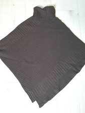 Poncho marron col roulé  marque XANAKA  taille unique