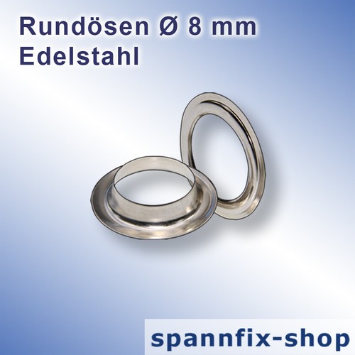 Oeillets ronds mm inox - Ø,