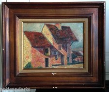 Tableau HSP Panneau XXeme décor de Maison à identifier