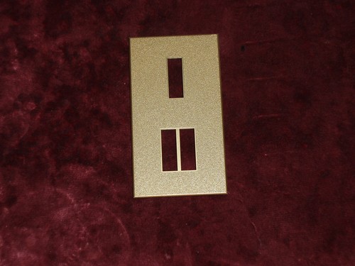 Plaque plastique aspect - , or
