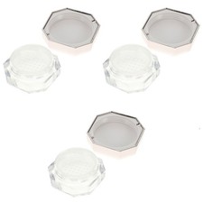  Boîte de rangement en poudre élastique de maille élastique portable de forme