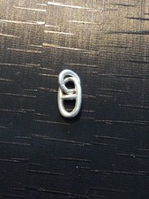 hermes, charme en argent 925 signé, un anneau chaîne d’ancre