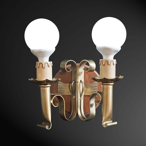 Applique rustique bois - bois, et