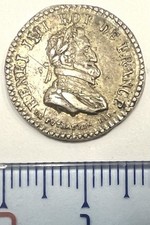 Petite Médaille / Jeton Henri IV Et Louis XVIII En Argent REF82327