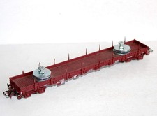 JOUEF HO 6754 LONG WAGON TOMBEREAU PLAT A RANCHER TRANSPORT MARCHANDISE SNCF RES