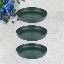  3 Pcs Pot De Fleur Pots Fleurs Avec Trous Drainage Bac À Eau Pour