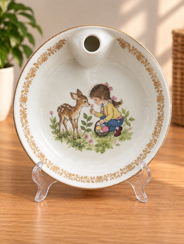 Assiette vintage porcelaine - assiette,