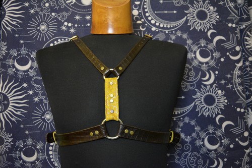 Harnais cuir fait main - harnais,