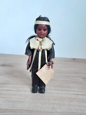Carlson Dolls, Native American, Doll with Tag. Poupée ancienne amérindienne, TBE