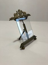 Ancien  cadre à photo verre monture bronze 