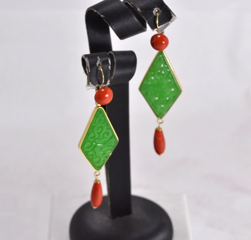 Boucles oreilles jaune - boucles, d’oreilles